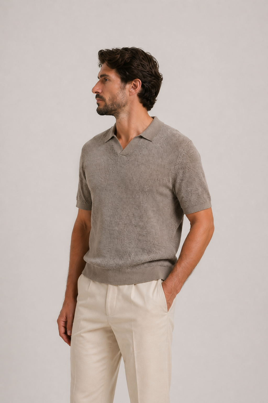 Avelin Textured Polo