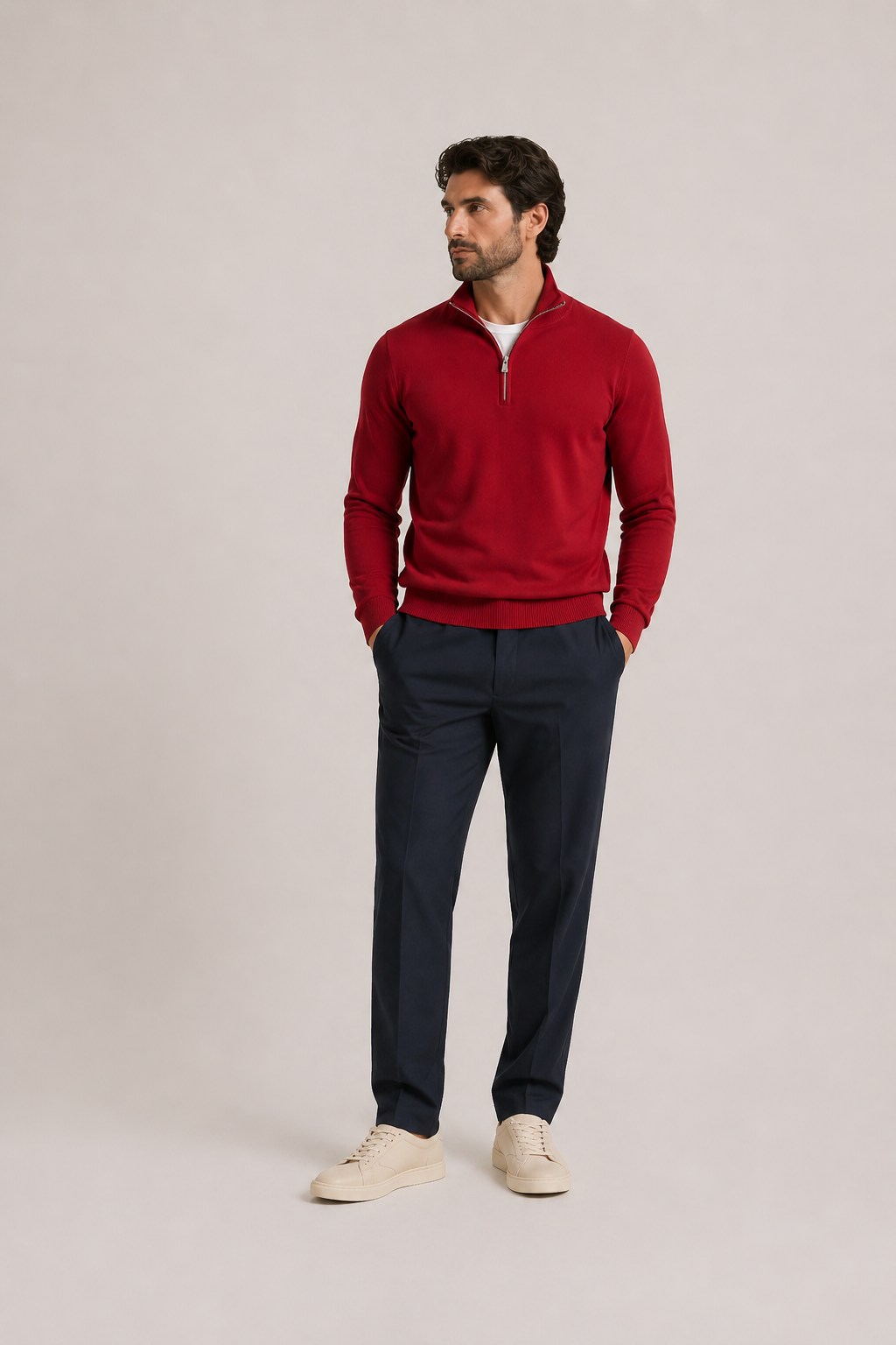 Edris Half Zip Knit