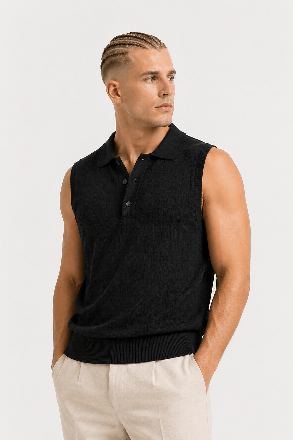 Sorin Sleeveless Polo